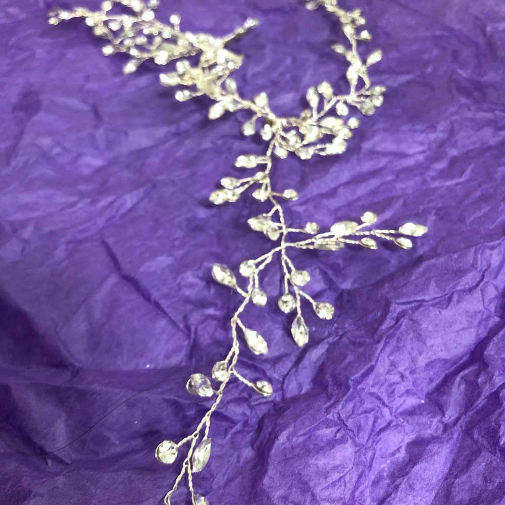 Bridal Headpiece Rhinestone - Picture 5 of 12